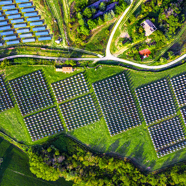 Solar field macro aerial